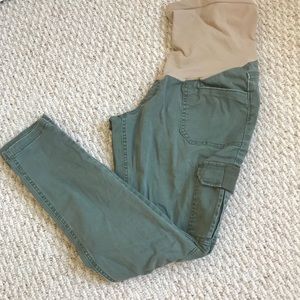 Maternity - Green Cargo Pants